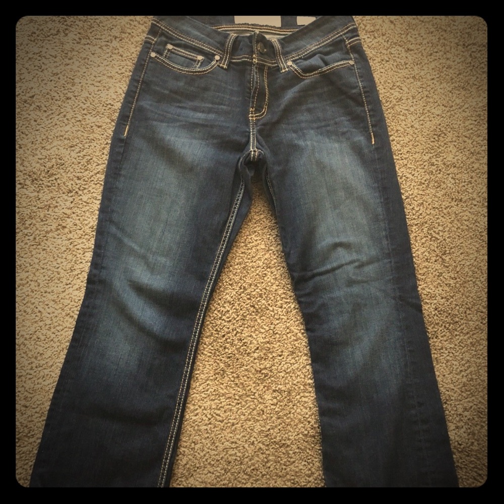 BKE Women’s Dakota Bootcut Jeans 29S Short Buckle